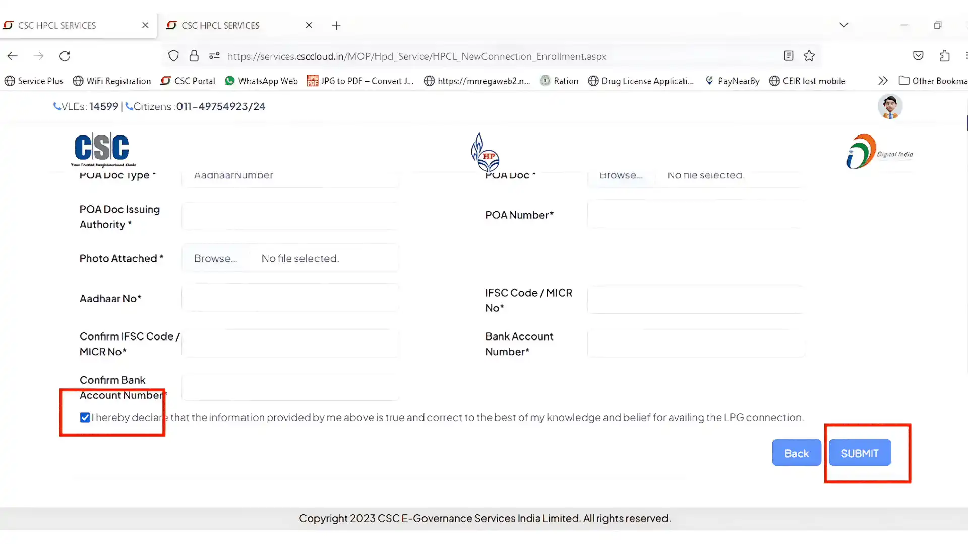 final submission and print acknowledgment